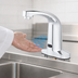 Thumbnail image #3 for T&S Brass ChekPoint Electronic Touchless Deck Mount Faucet with 4-Inch Centers and 4-7/8-Inch Fixed Spout