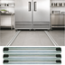 Thumbnail image #3 for Quantum Double Unit Floor Track Assembly Kit with 3 11-Foot V-Groove Aluminum Tracks