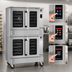 Thumbnail image #3 for Southbend Platinum Double-Deck Bakery-Depth Electric Convection Oven with Touchscreen Controls, Dependent Glass Doors, and Ventless Design