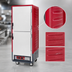 Thumbnail image #3 for Metro C5 3 Series Full-Height Mobile Heated Holding Cabinet with Dutch Insulated Aluminum Doors and Red Insulation Armour, Low Watt