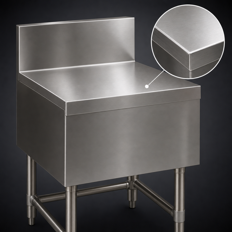 Product image #3 for Eagle Group Spec-Bar 18-Inch x 24-Inch Stainless Steel Filler Board