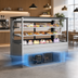 Thumbnail image #3 for Turbo Air 72-Inch Refrigerated See-Thru Full Service Display Case with Straight Front Glass and Self-Contained R290 Refrigeration