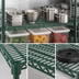 Thumbnail image #4 for Steel Works Stainless 30 x 21 Inch Heavy Duty Green Epoxy-Coated Wire Shelf
