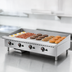 Thumbnail image #3 for Winco Spectrum™ 48-Inch Countertop Gas Griddle, Natural Gas Ready, 120,000 BTU