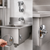 Thumbnail image #3 for Wall-Mount Service Sink Outlet with Concealed Loose Key Valve and Elevated Vacuum Breaker