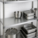 Thumbnail image #3 for Eagle Group Valu-Master SS2436V Solid Galvanized Steel Shelf, 36 x 24 in, Marine Edge, 600 lb Capacity Case of 4