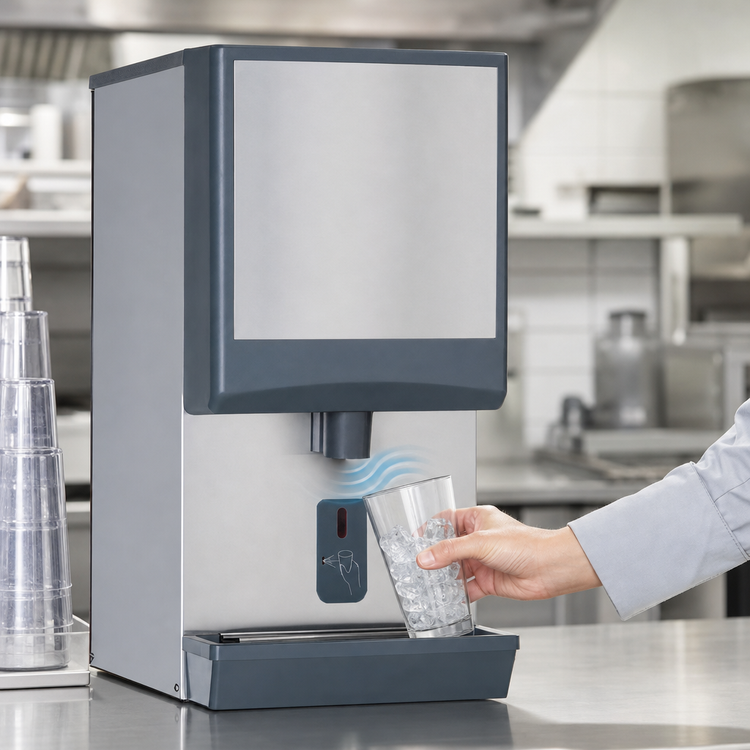 Product image #3 for Symphony Plus E12CI414A-SI Countertop Ice Dispenser with Integral Chewblet Ice Machine, Air-Cooled, 230V