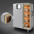 Thumbnail image #3 for Metro MBQ-120 Insulated Single Door Heated Banquet Cabinet, 120 Plate Capacity, 120V Electric