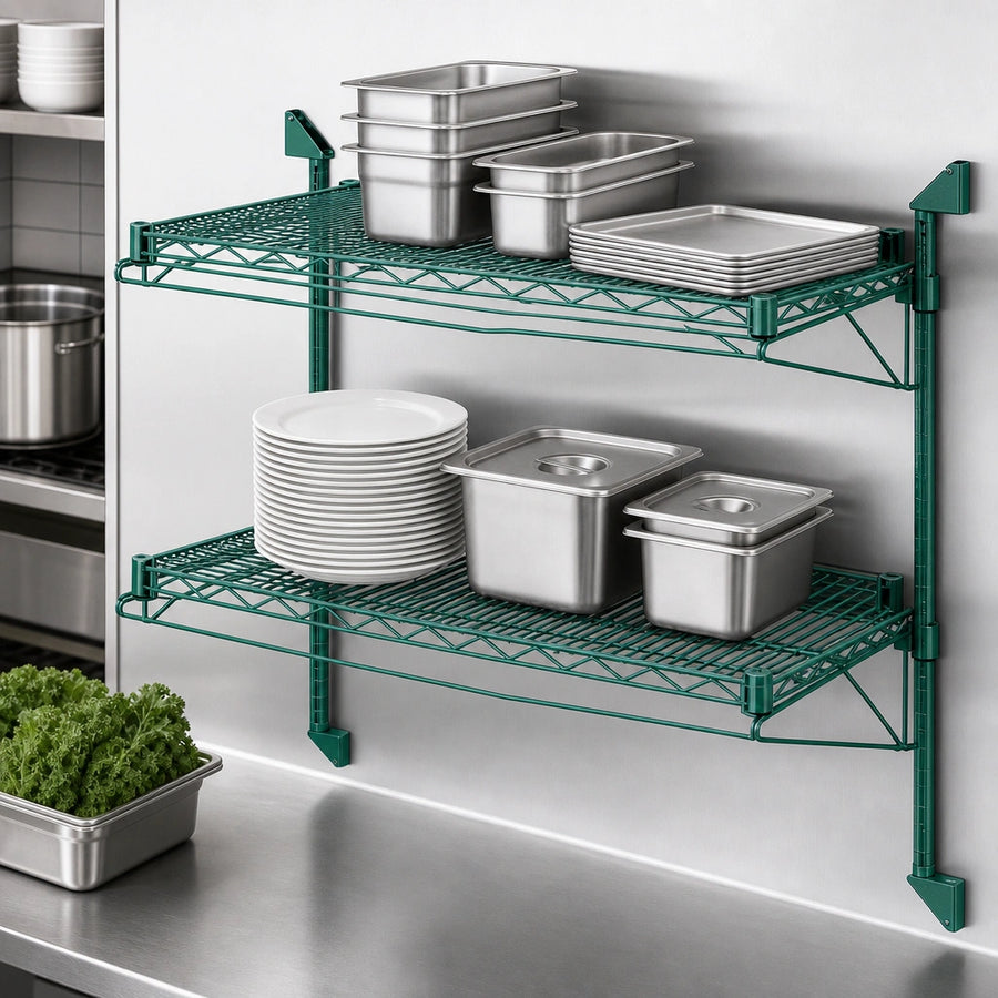 Cantilever Double Shelf Design