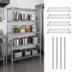 Thumbnail image #3 for Quantum 54-Inch W x 24-Inch D x 86-Inch H 4-Shelf Stainless Steel Wire Shelving Starter Kit