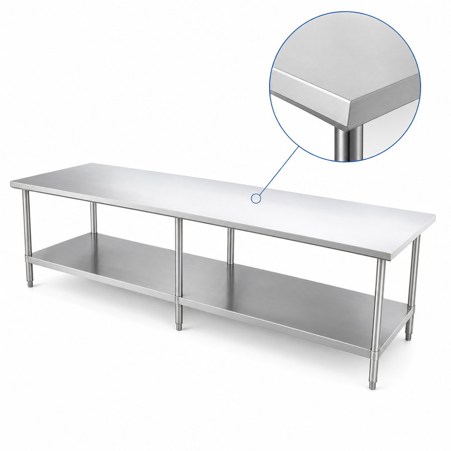 Reinforced Stainless Steel Top