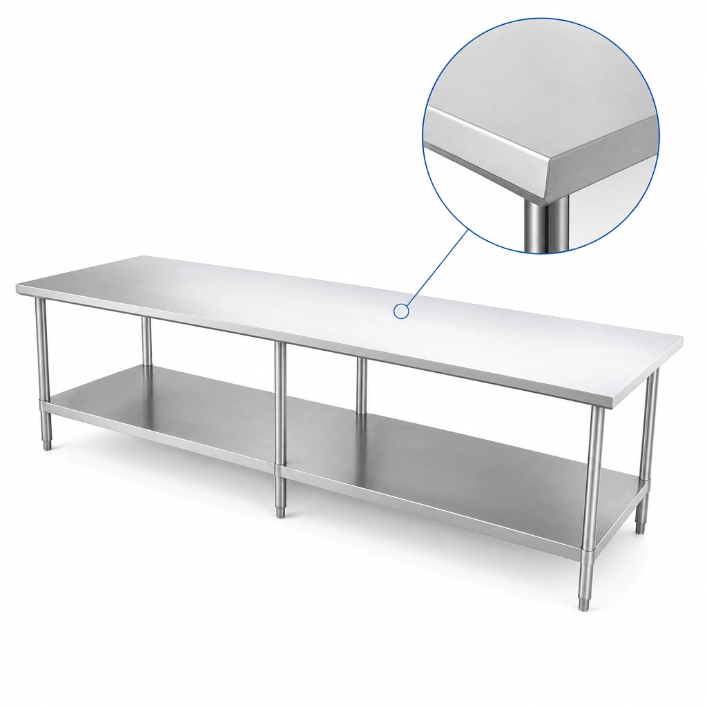 Reinforced Stainless Steel Top