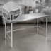 Thumbnail image #3 for John Boos Stallion 72-Inch x 36-Inch 16-Gauge Stainless Steel Flat Top Work Table with Safety Edge and Galvanized Base
