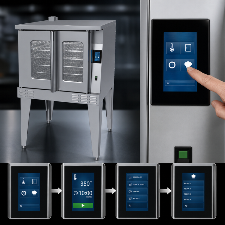 Product image #3 for Garland Master Series Full-Size Standard-Depth Single-Deck Electric Convection Oven with EasyTouch Controls