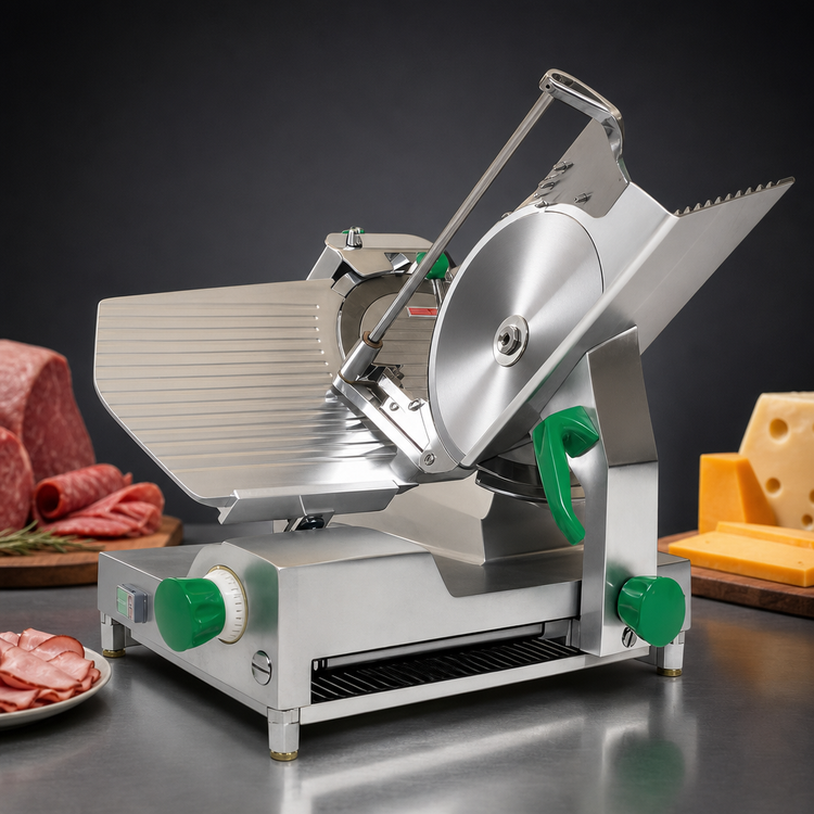 Product image #3 for Primo Deluxe 12-Inch Manual Meat Slicer, 1/2 HP, Belt Drive