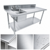 Thumbnail image #3 for Serv-Ware 60-Inch Left Sink Table with Single Bowl