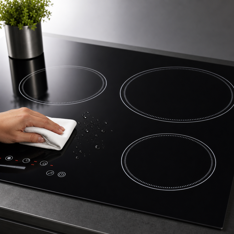 Product image #3 for Summit Commercial 36-Inch Built-In Electric Radiant Cooktop with 5 Elements, Black Ceramic Glass