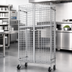 Thumbnail image #3 for Winco Chrome-Plated Wire Security Cage, 18 x 60 x 63 in.