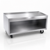 Thumbnail image #3 for La Rosa Refrigeration Mobile Open Cabinet Base Equipment Stand, 116-Inch x 28-Inch, 304 Stainless Steel