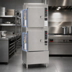 Thumbnail image #3 for Cleveland Range Steamcraft 24CGA10.2ES Pressureless Gas Convection Steamer, 2 Compartments, 10 Full-Size Pan Capacity, SureCook Controls