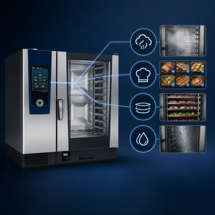 Product image #3 for RATIONAL iCombi Pro 10-Full Size Electric Combi Oven, 208/240V, 3-Phase