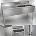 Thumbnail image #3 for Glastender 66-Inch Wide Three-Compartment Underbar Sink Unit with Left Drainboard
