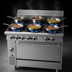 Thumbnail image #3 for Garland Cuisine Series 36-Inch Heavy Duty Gas Range with 6 Open Burners and Convection Oven