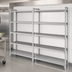 Thumbnail image #4 for Cambro Camshelving Premium 18-Inch Deep x 60-Inch Long x 84-Inch High 5-Tier Stationary Add-On Polymer Shelving Unit, Vented and Solid, Speckled Gray