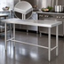 Thumbnail image #3 for Klinger's Trading 60 Inch x 18 Inch Stainless Steel Open Base Work Table