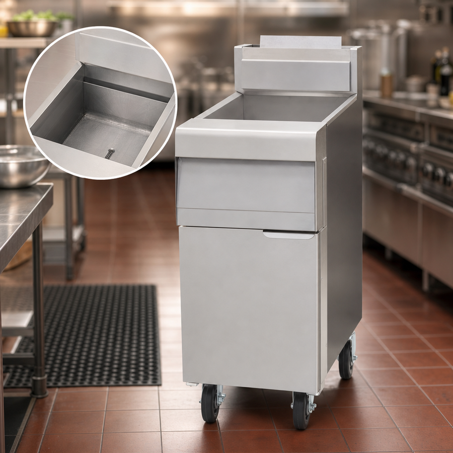Open-Pot Frypot Design