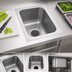 Thumbnail image #3 for Vollrath One-Compartment Weld-In / Undermount Stainless Steel Sink, 14 x 10 x 10 Inches, 20 Gauge