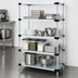 Thumbnail image #3 for Quantum 4-Shelf Solid Shelving Starter Kit, Stationary, 36W x 14D x 54H