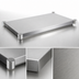 Thumbnail image #3 for John Boos 48-Inch x 24-Inch Stainless Steel Work Table Undershelf