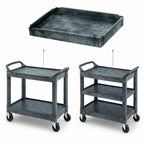 Thumbnail image #3 for Quantum PC4026SHELF 40 x 26 Inch Gray Additional Shelf for PC4026-33 and PC4026-33-3 Carts