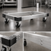 Thumbnail image #3 for Metro Made-to-Order 60 x 24 Inch Stainless Steel Truck Dolly Frame with Corner Bumpers