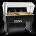 Thumbnail image #3 for Eagle Service Mate Deluxe Portable 4-Well Buffet Hot Food Table, 120V, Stainless Steel Top