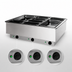 Thumbnail image #3 for Atlas Metal WIH-17 1-Well Electric Drop-In Hot Food Well with Individual Thermostatic Controls, 12 x 27 Pan Opening