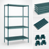 Thumbnail image #3 for Metro Super Erecta Pro Stationary 4-Shelf Starter Polymer Shelving Unit, 24