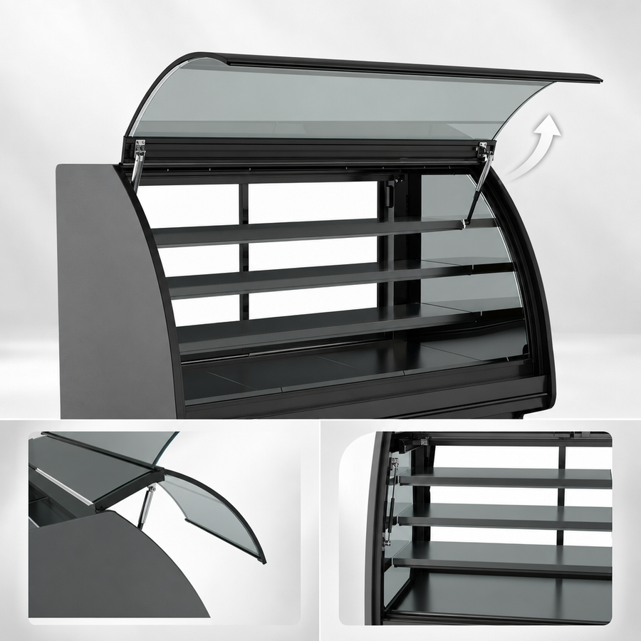 Curved Lift-Up Front Glass