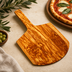 Thumbnail image #3 for American Metalcraft Olive Wood Rectangular Serving Peel with Short Handle