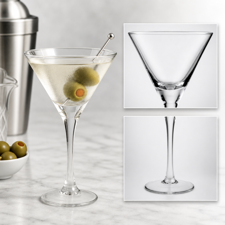 Product image #3 for Executive 10.5 oz Clear Glass Footed Martini Glass