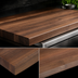 Thumbnail image #3 for John Boos Boos Block American Black Walnut Full-Length Edge Grain Kitchen Countertop with Varnique Finish, 120 x 48 x 1-3/4 Inches