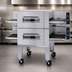 Thumbnail image #3 for Lincoln Impinger Low Profile Double-Stack Gas Conveyor Oven Package with Glass Access Windows