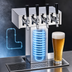 Thumbnail image #3 for Perlick 4-Faucet Tee Draft Beer Tower, Countertop, Glycol-Cooled, Polished Chrome