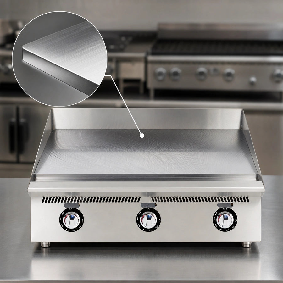 Polished Steel Griddle Plate
