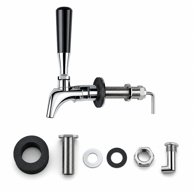 Product image #3 for Krowne Commercial Beer Dispenser Through Shadow Box Kit