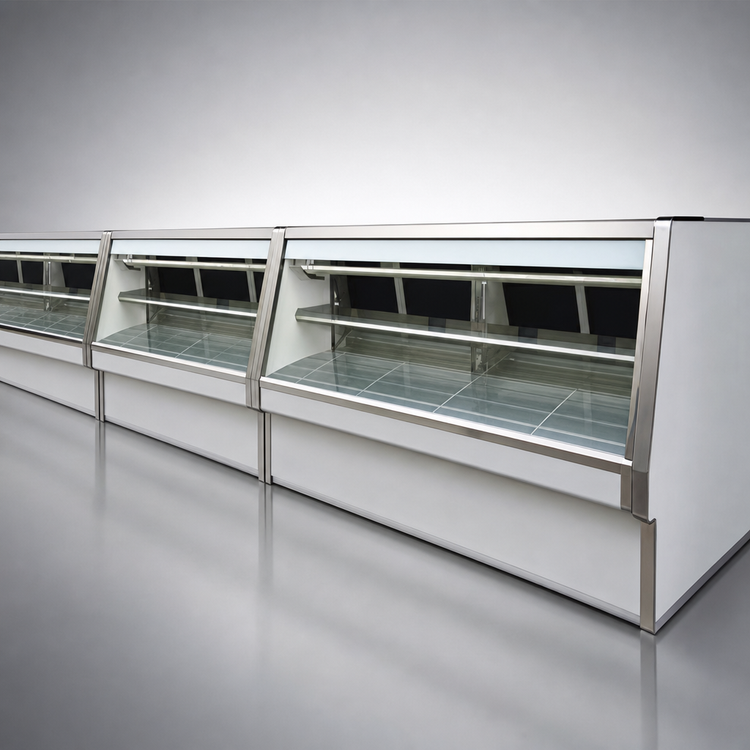 Product image #3 for Howard-McCray 34E Series 124-1/2-Inch Remote Full-Service Deli Meat & Cheese Service Case with LED Lighting, Stainless Steel