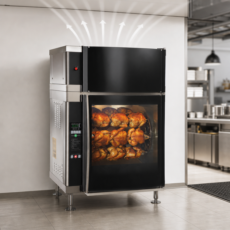 Product image #3 for Alto-Shaam AR-7EVH Ventless Electric Cook-and-Hold Rotisserie Oven, 7 Spits, 21-28 Chicken Capacity