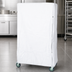 Thumbnail image #3 for Wire Cart Cover for 24 x 48 x 74 Inch Wire Carts, 400 Denier White Nylon, Velcro Flap