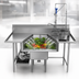 Thumbnail image #3 for Power Soak Power Prep Unlimited 66-Inch 2-Bay Produce Washing Table, Right-to-Left, 208V/3-Phase